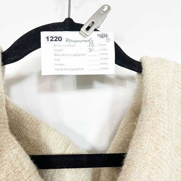 River Island Sweater Dress Tan Size 10 New - Picture 5 of 8